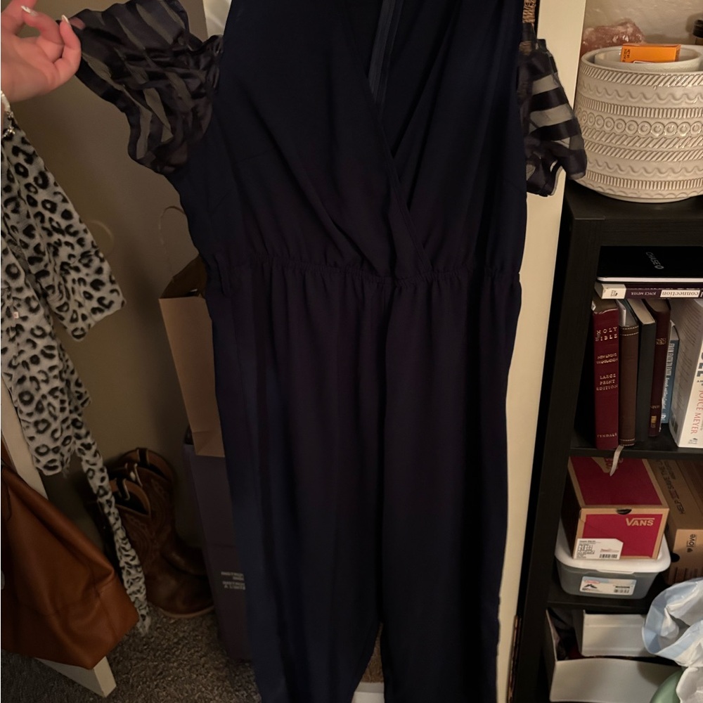 Elegant Navy Jumpsuit